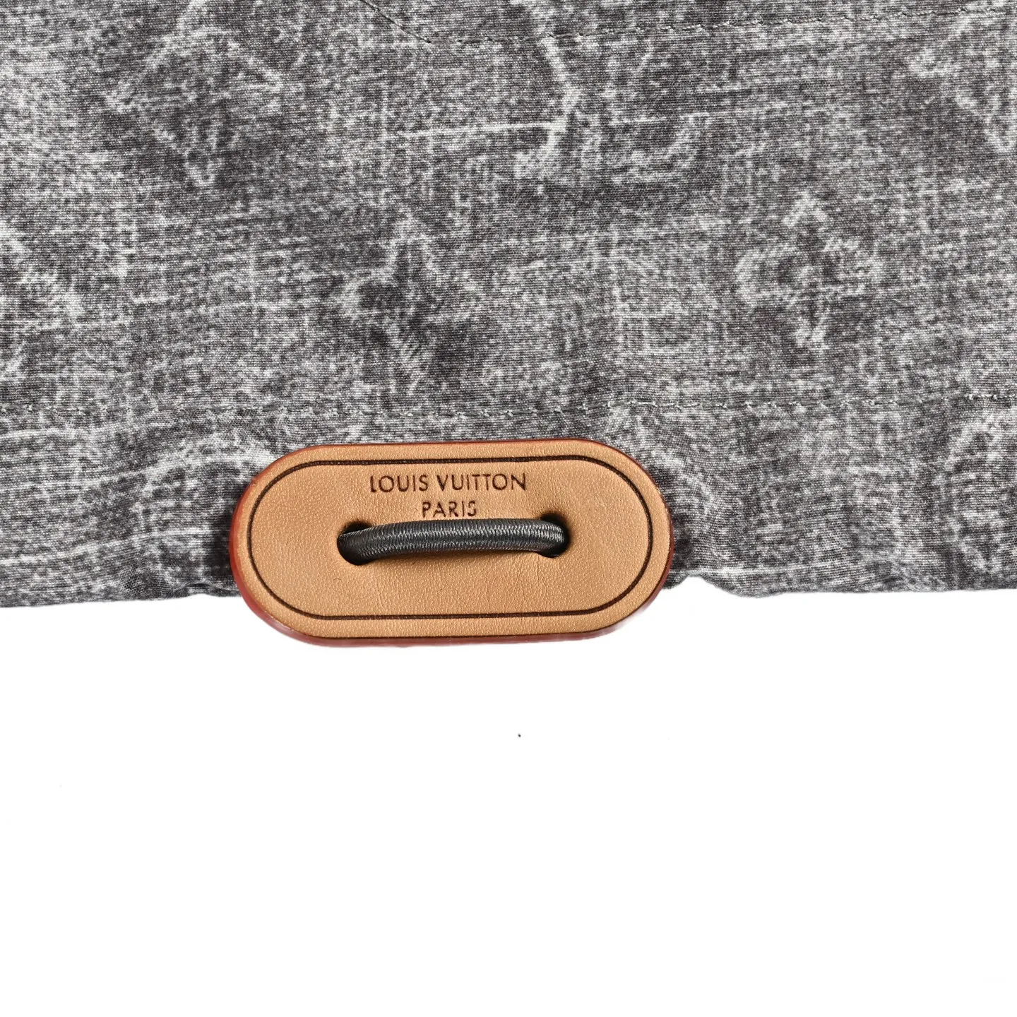Louis Vuitton/Louis Vuitton all-over presbyopia digital print leather lapel jacket